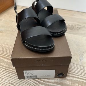 LIGHTLY WORN- Linea Paolo leather sandals